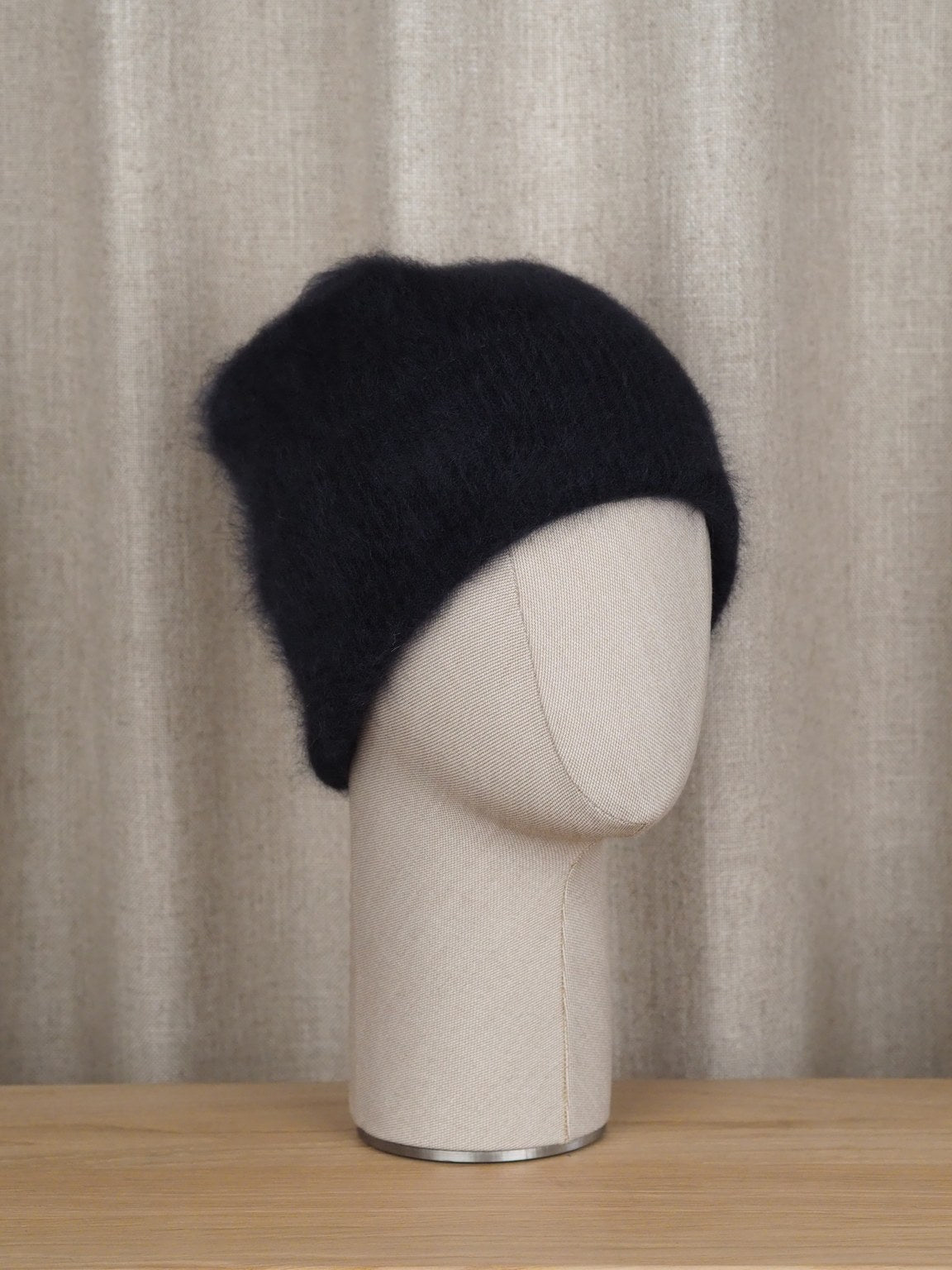 Cashmere beanie, Dark navy