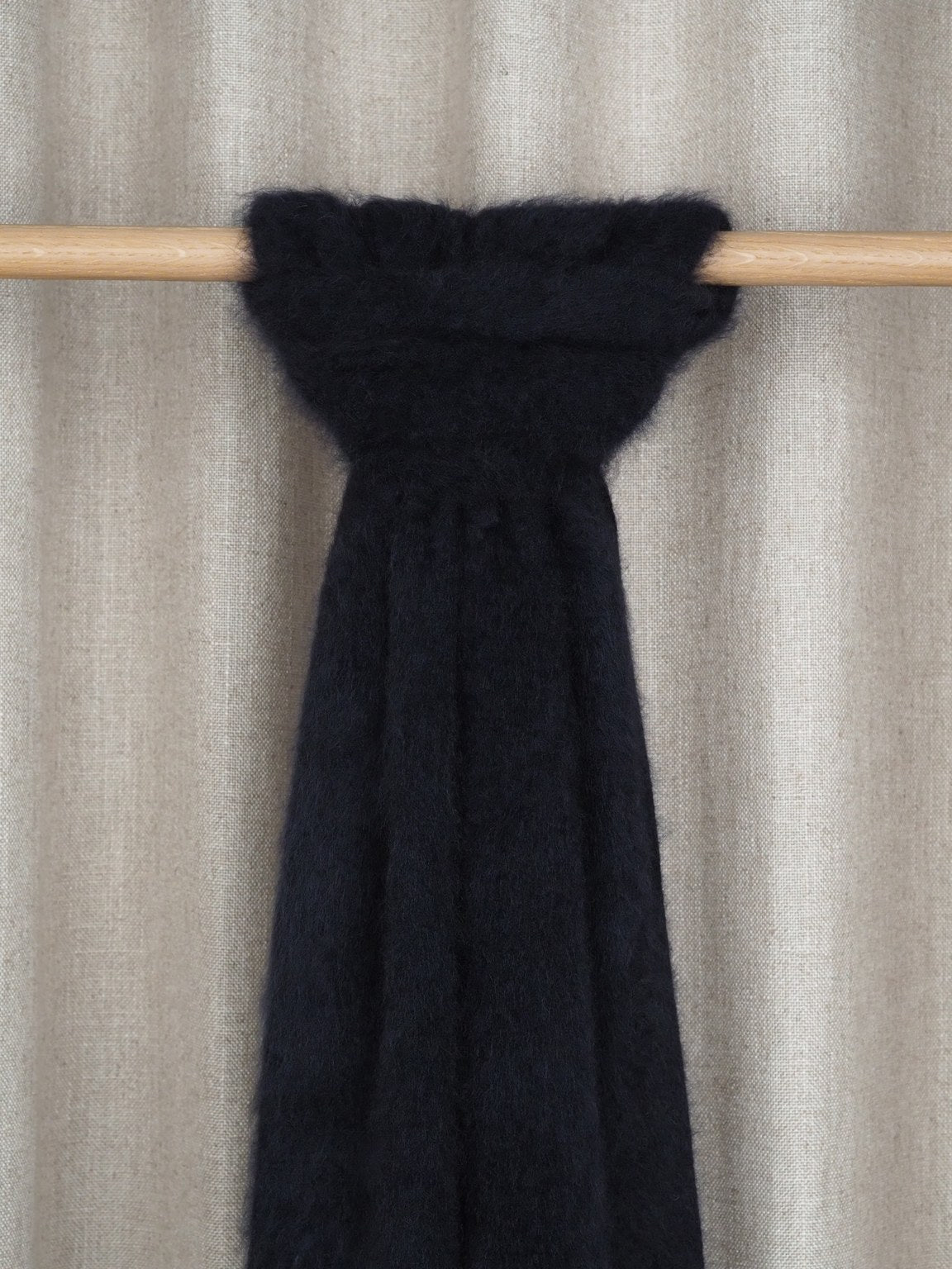 Cashmere scarf, Dark navy